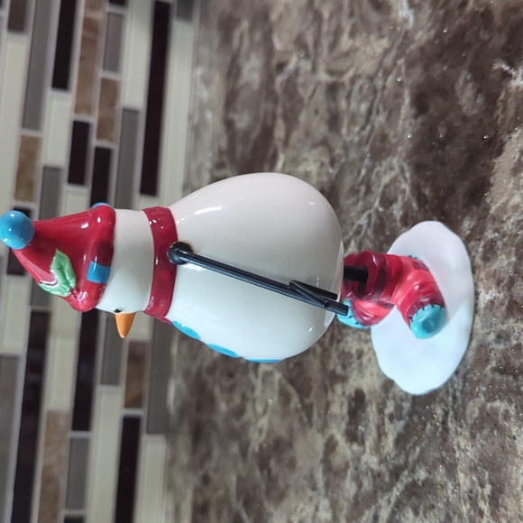 Ceramic Snowman - Picture 6 of 7